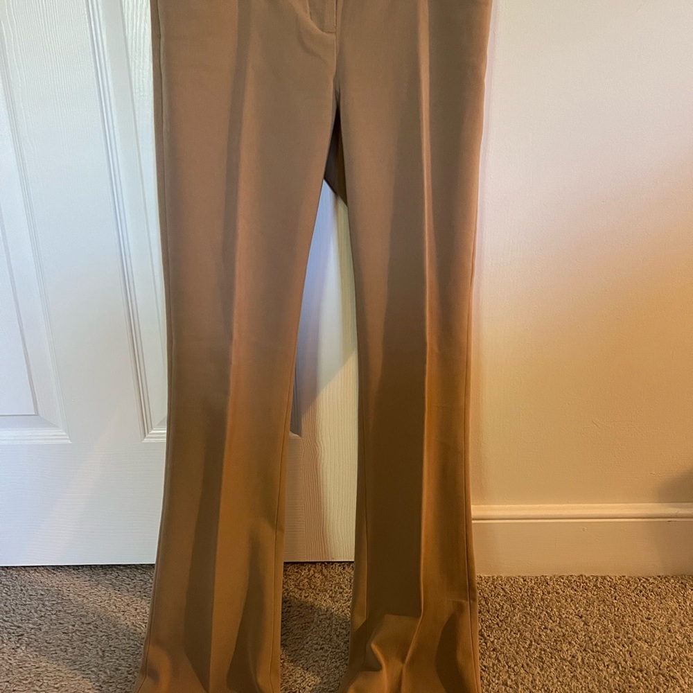 Express Tan Boot Cut Flare Pants